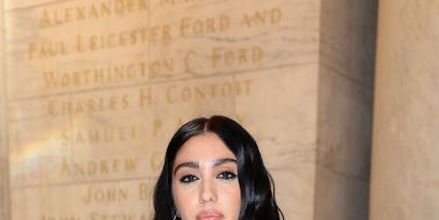 Lourdes Leon's ripped dress has so many holes, it's enough to trigger trypophobia