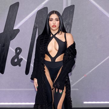 lourdes leon cut out catsuit