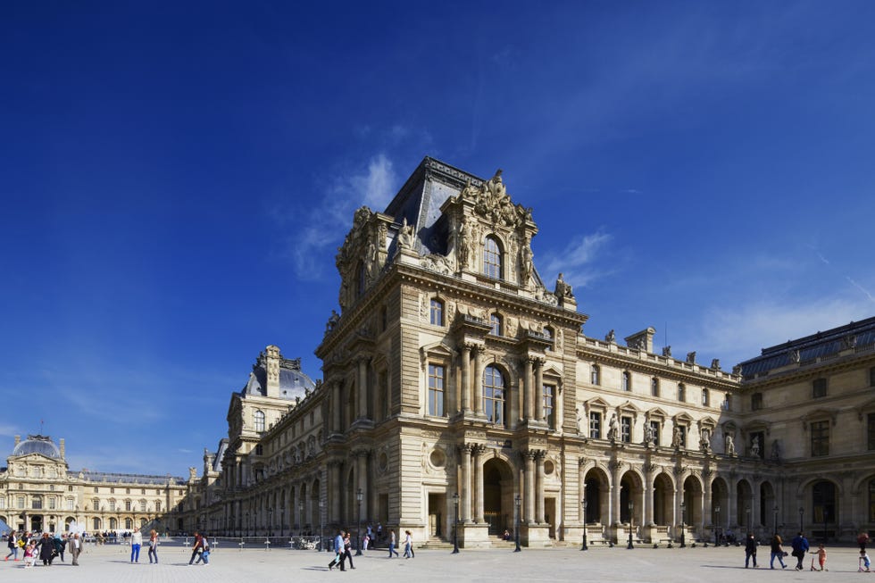 louvre palace, paris, france
