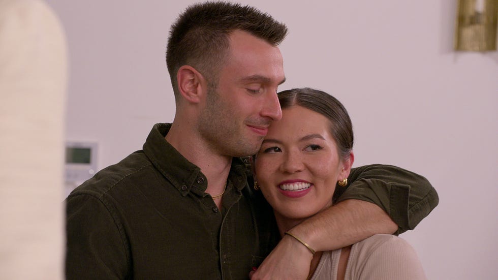 love is blind l to r garrett hoseman, taylor krause in episode 709 of love is blind cr courtesy of netflix