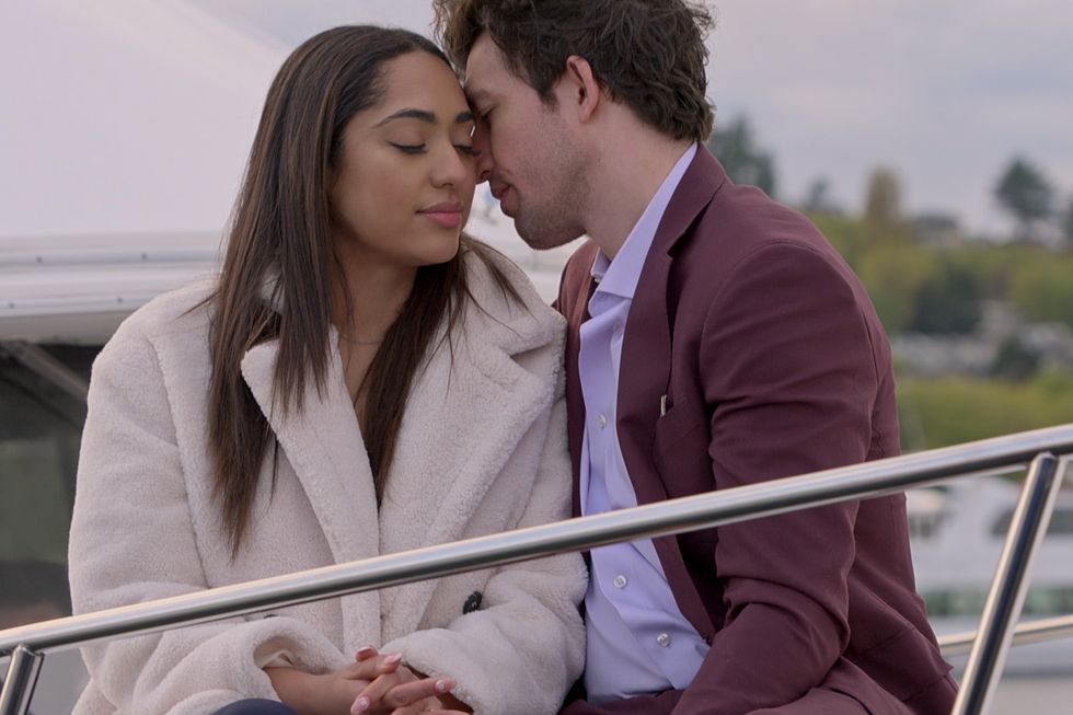 love is blind l to r bliss, zach in episode 408 of love is blind cr courtesy of netflix © 2023