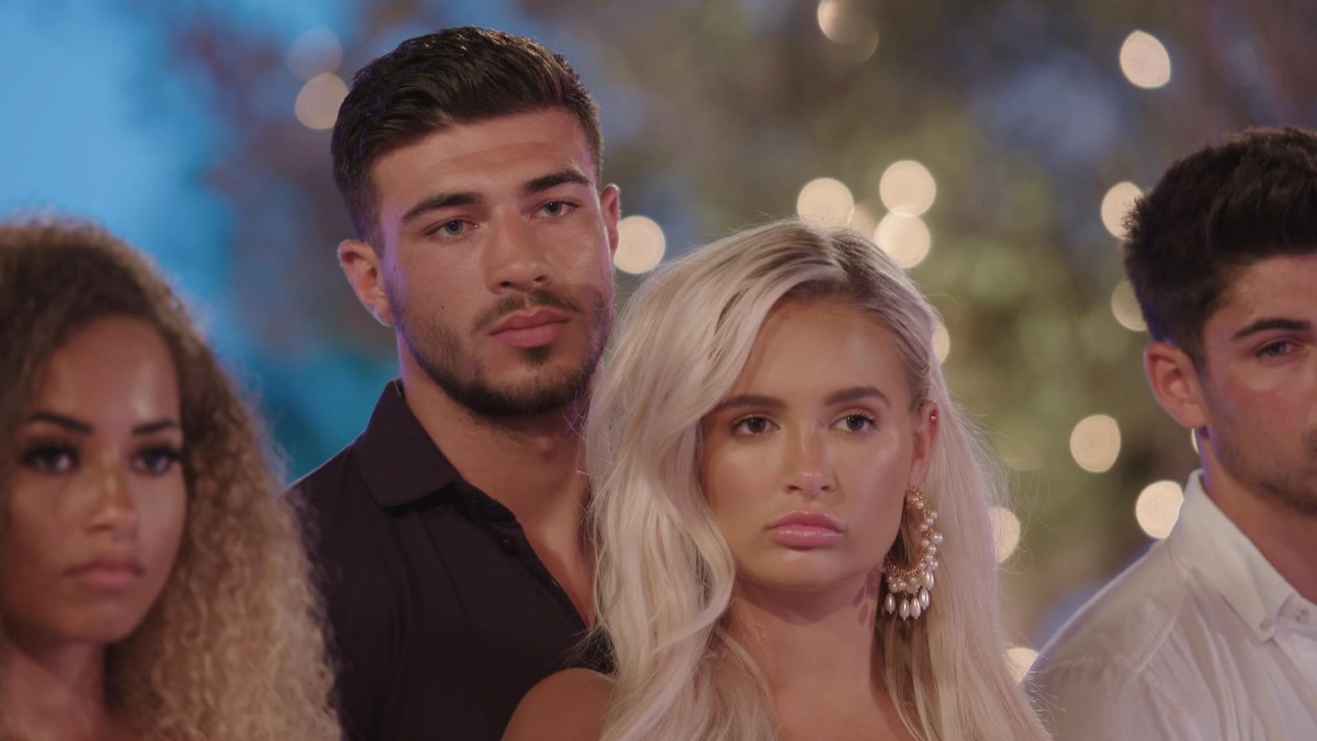 Love Island's Molly-Mae looks glum as Tommy Fury skips…