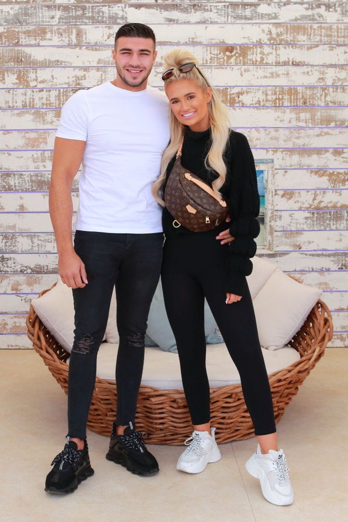 Love Island's Molly-Mae looks glum as Tommy Fury skips…