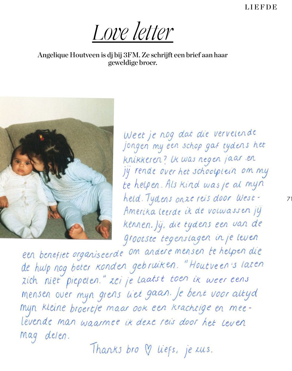 Love Letter Angelique Houtveen