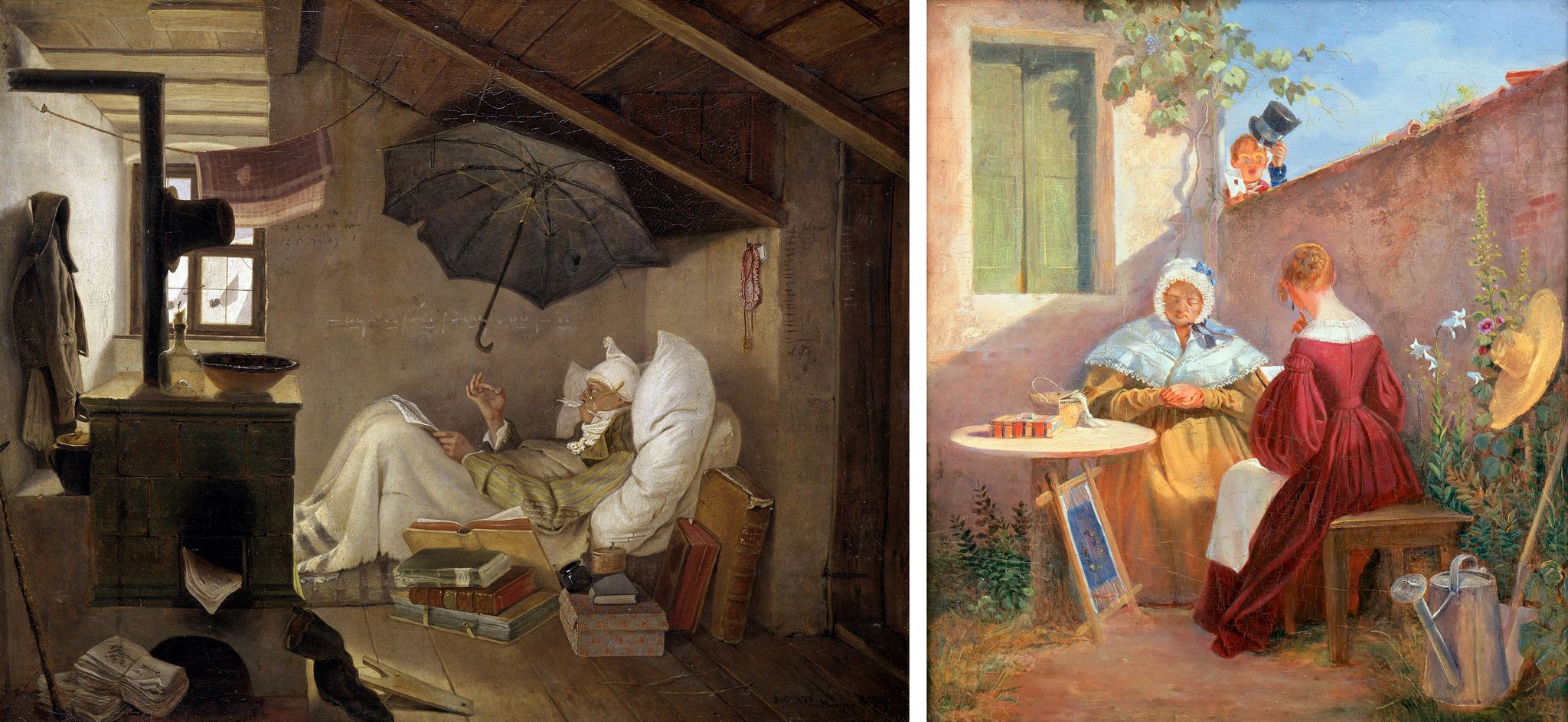 germany art crime the poor poet and the love letter by carl spitzweg stolen