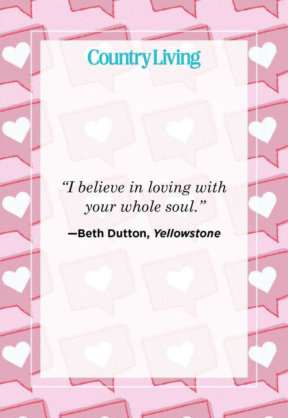 deep love quote for him spoken by beth dutton from the show yellowstone