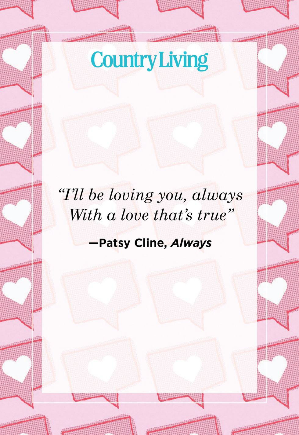 very short love quote for him, patsy cline lyric