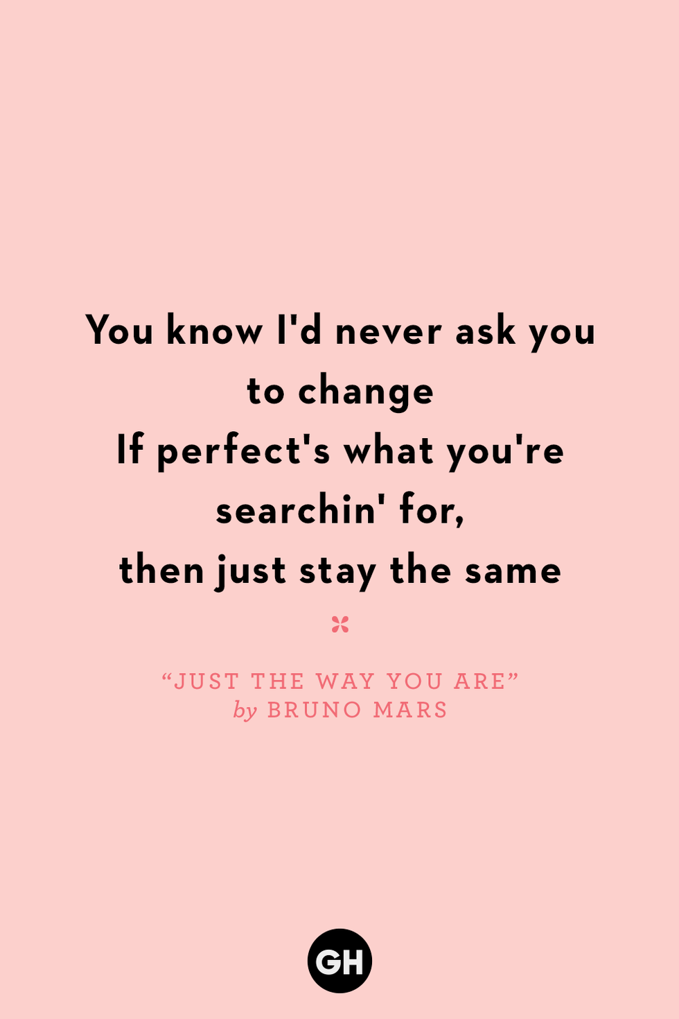 “just the way you are” by bruno mars