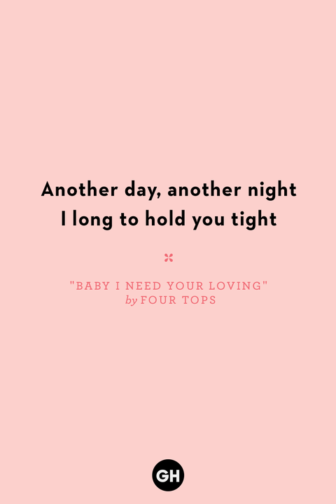 love song quotes baby i need you loving by four tops