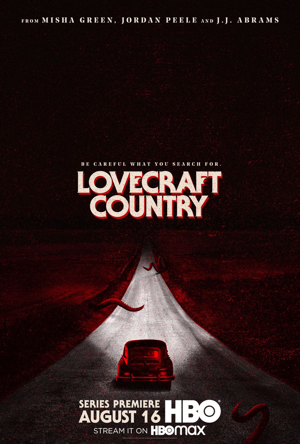 the official poster for ﻿lovecraft country﻿