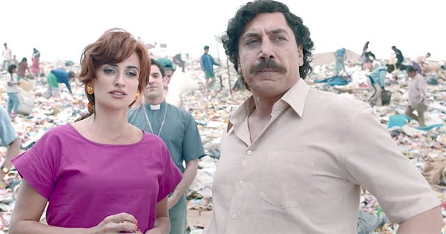 Loving Pablo (2017) Javier Bardem y Penélope Cruz
