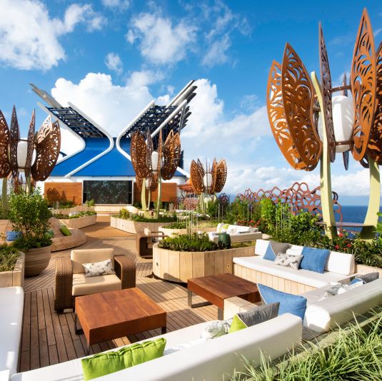 best cruise lines celebrity cruises rooftop garden