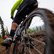 riding in the rain   mountain biking