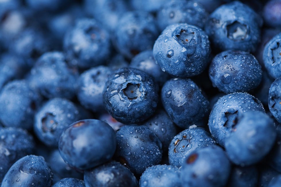 low calorie snacks - blueberries