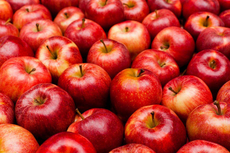 low calorie snacks - red apples