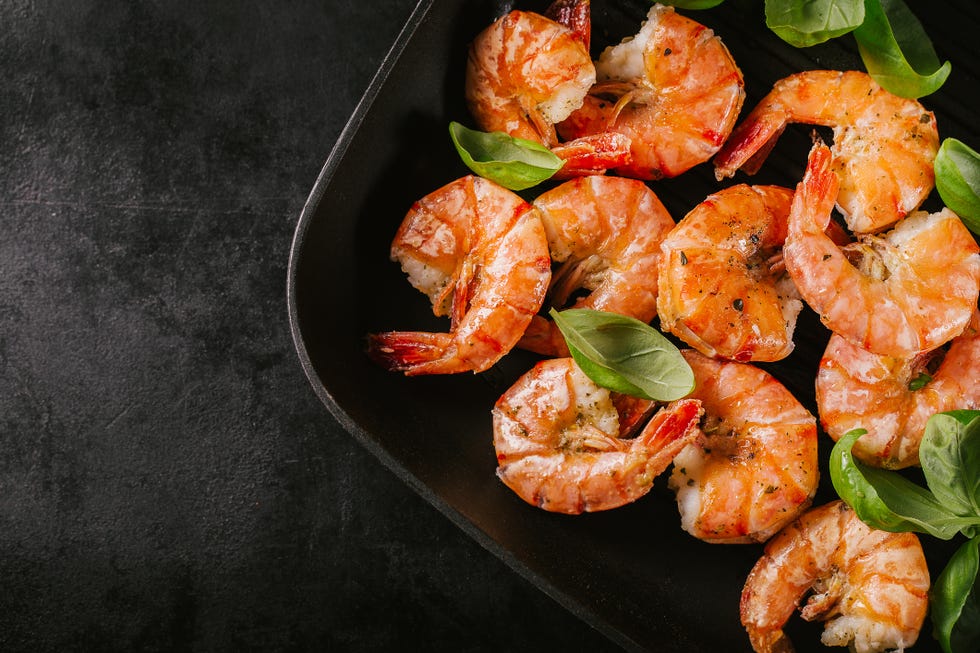 low calorie snacks - shrimp