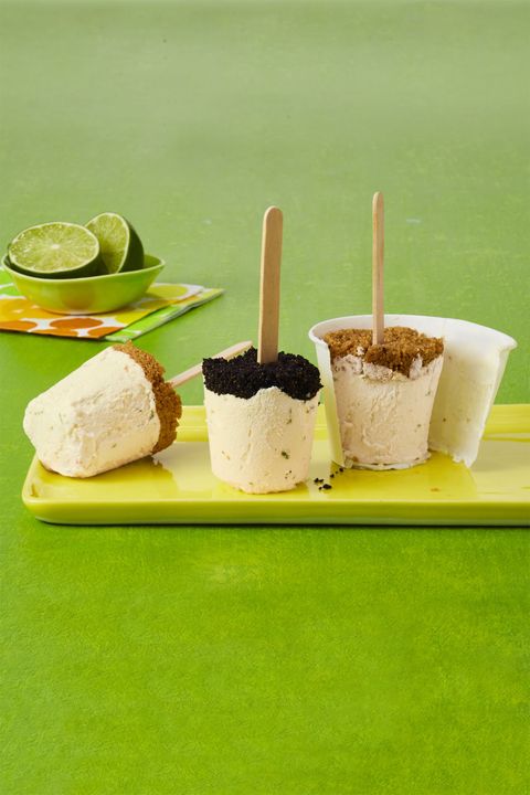 low-carb desserts Key Lime Ice Pops