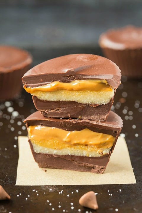 low-carb desserts Snickers Cups low-carb desserts Snickers Cups