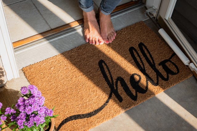 Life Is Full Of Choice Remove Your Shoes Scrub The Floor Doormat - Take  Your Shoes Off Indoor Outdoor Doormat