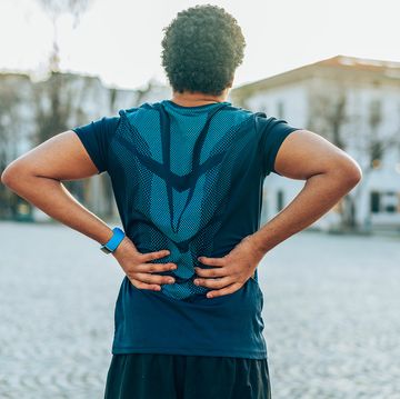 lower back pain when Socks running