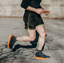 lower section of a runner