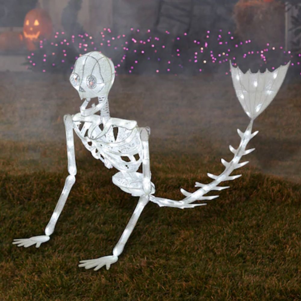 light up mermaid skeleton
