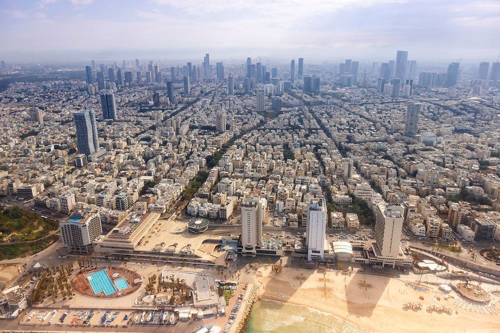 Tel Aviv vanuit de lucht