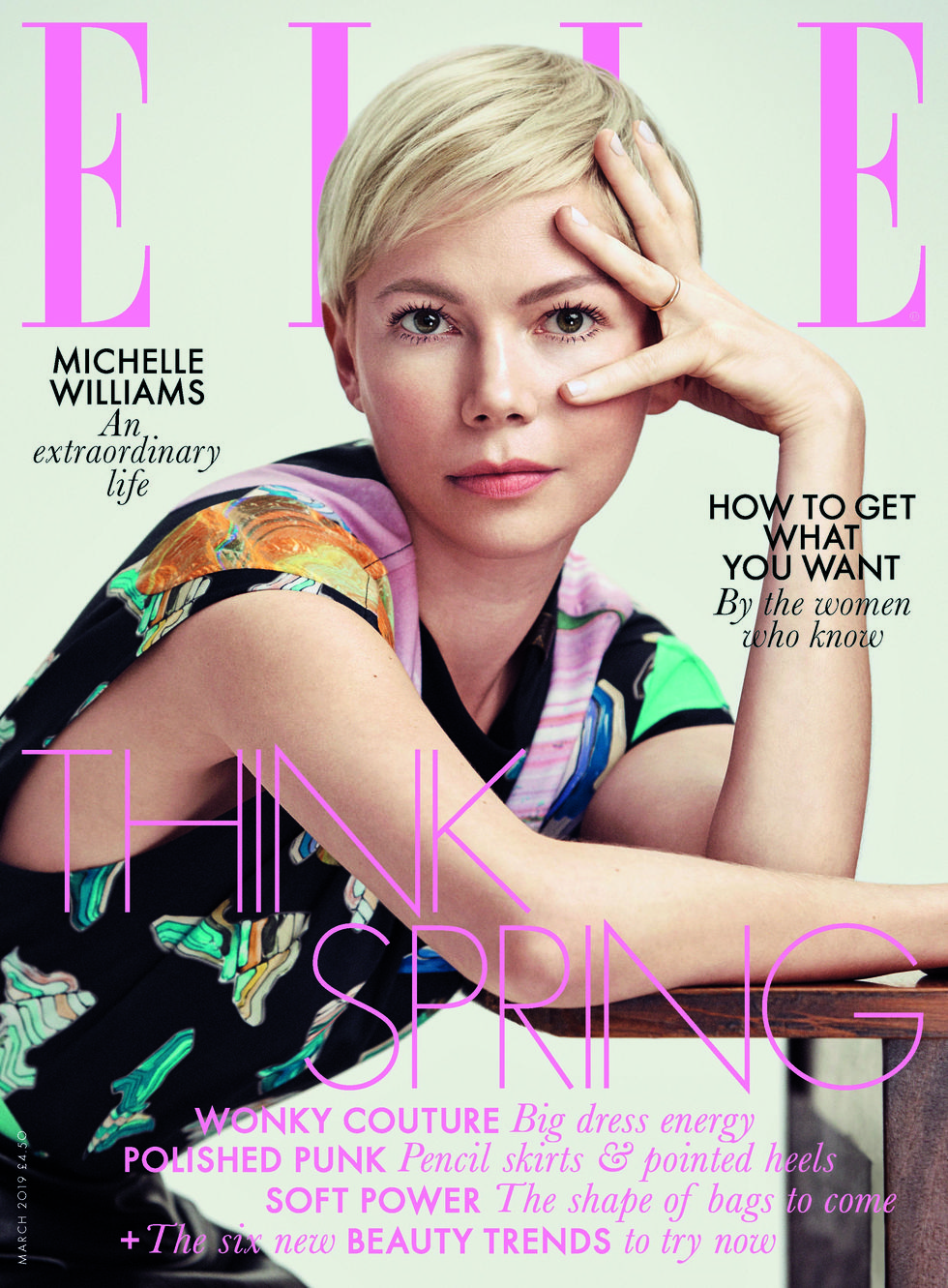 Michelle Williams cover star ELLE 2019