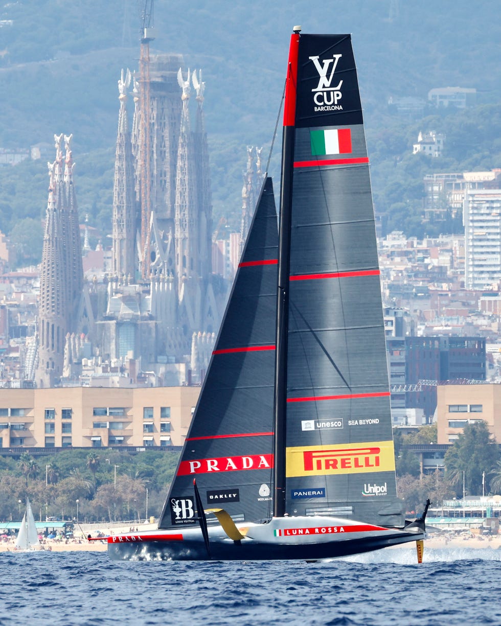 now, luna rossa prada pirelli is vying for a shot at the finals with ineos britannia