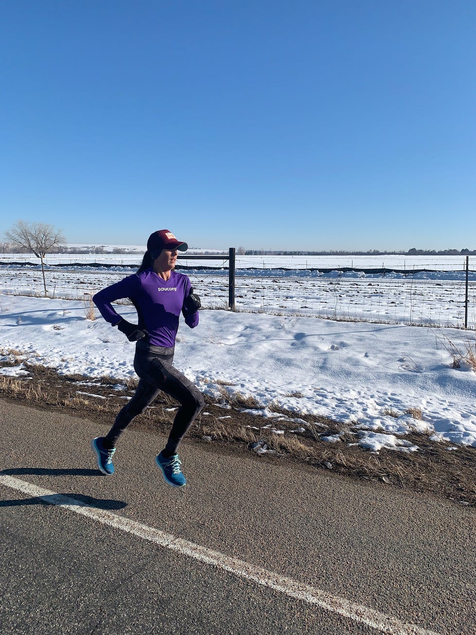 laura thweatt running in winter saucony all out studio runners world