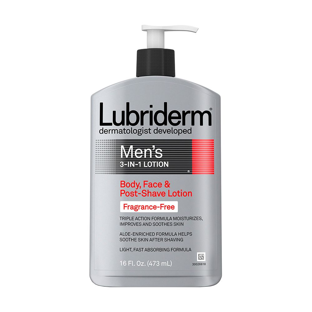 Lubriderm Men's 3-In-1 Fragrance-Free Aftershave