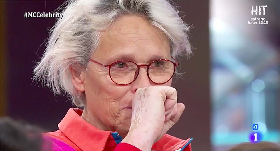 lucía dominguín emocionada