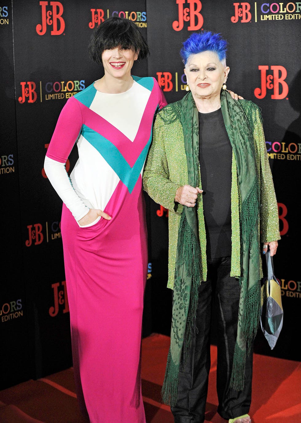 Lucía Bosé con su nieta Bimba
