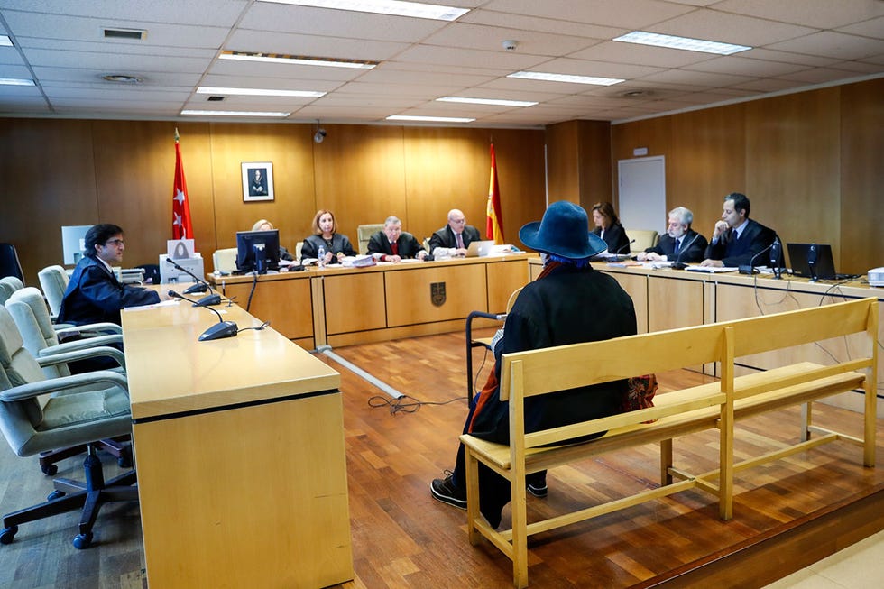 Lucia Bose en el juicio