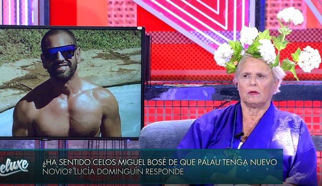 lucía bosé en el deluxe