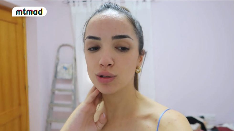 lucía sánchez muestra la futura habitación de su bebé