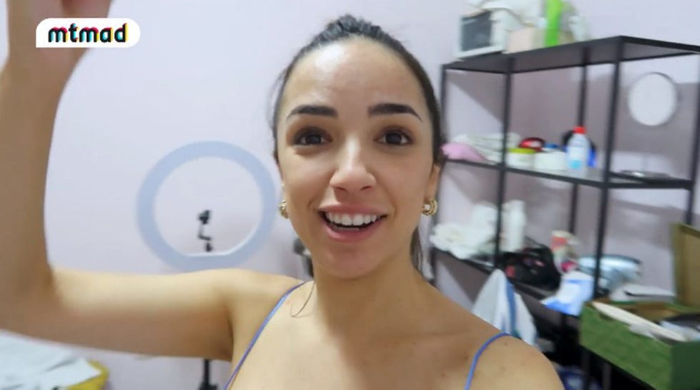 lucía sánchez muestra la futura habitación de su bebé