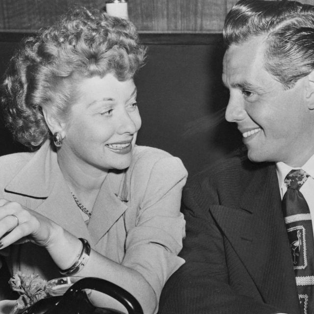 Lucille Ball and Desi Arnaz at Nightclub(Original Caption) Lucille Ball and Desi Arnaz are shown in their first appearance as husband and wife in the New York night life, at the Stork Club.