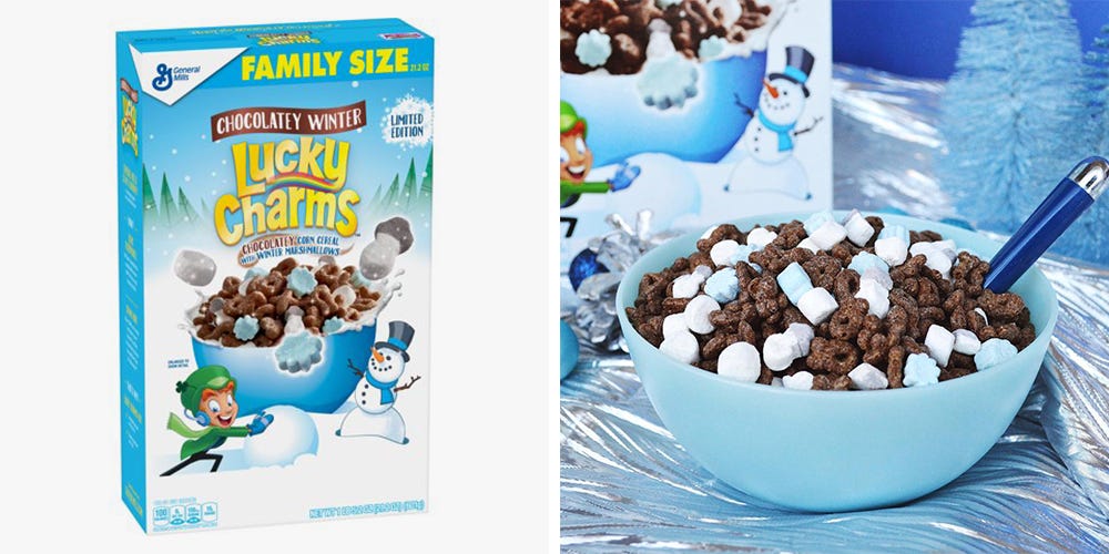 Lucky Charms Has Released a Limited-Edition Chocolatey Winter Cereal