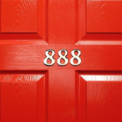 lucky front door number