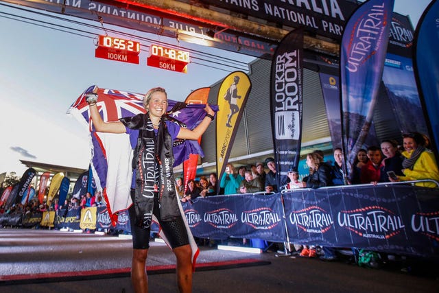 katoomba, australia may 20  lucy bartholomew won the ultra trail australia race on may 20, 2017 in katoomba, nsw, australia  photo by mead norton photographygetty images