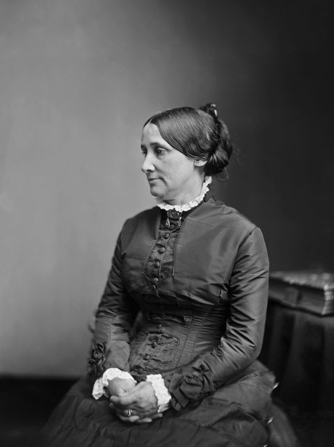 lucy webb hayes,, 1831 89, first lady of the united states 1877 81, wife of us president rutherford b hayes, seated portrait, photograph, brady handy collection, 1870s