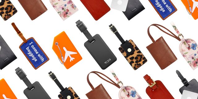 Luxury Luggage Tags, Leather Suitcase Tags