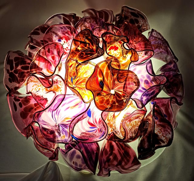 artesano vidrio soplado luis machi