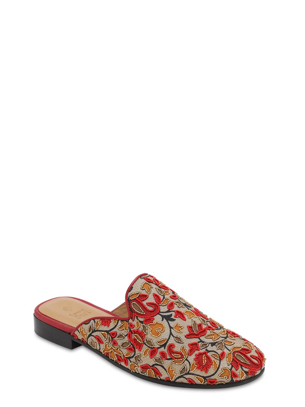 Footwear, Shoe, Slipper, Red, Beige, Sandal, Visual arts, Flip-flops, 