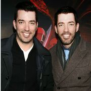 Luis Suarez and Property Brothers Drew and Jonathan Scott
