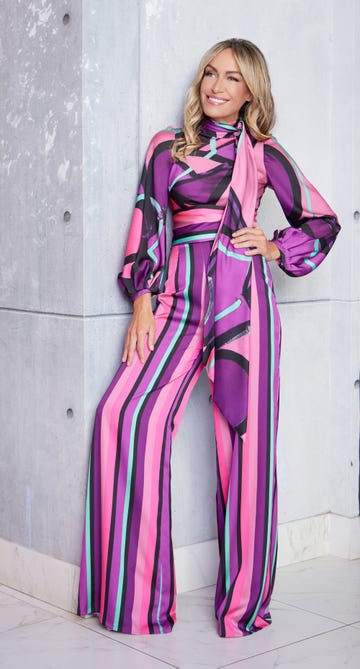 lujan arguelles posa con la mejor moda de mujer