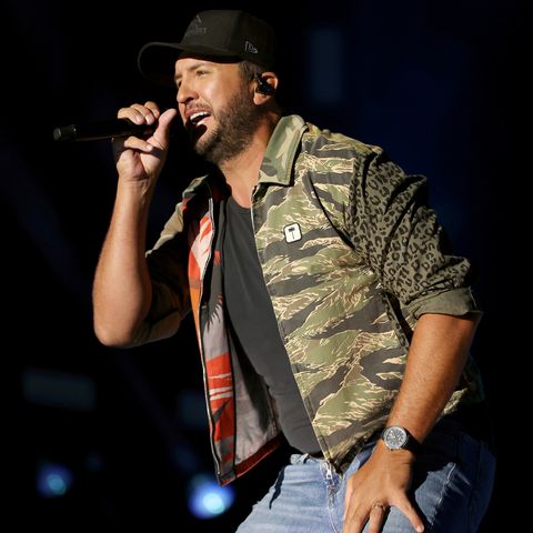 'american idol' judge and country singer luke bryan falls during concert while on 2022 tour
