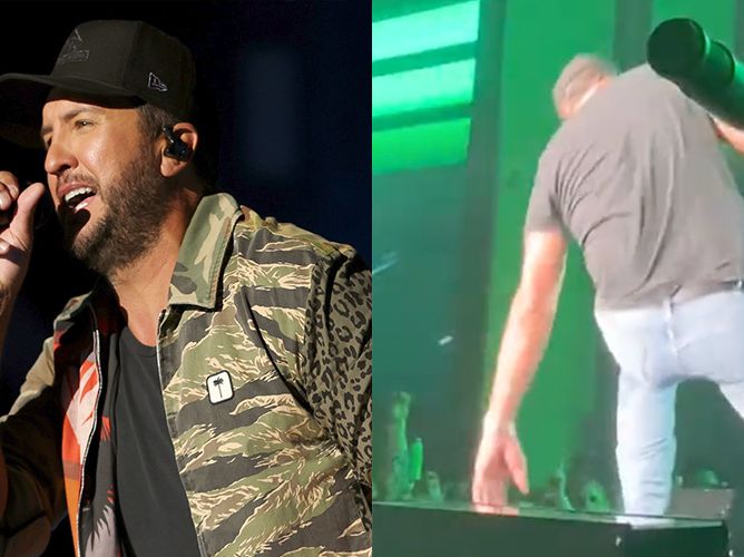 American Idol Fans Express Concern Over Luke Bryan S Sudden Fall During A Concert