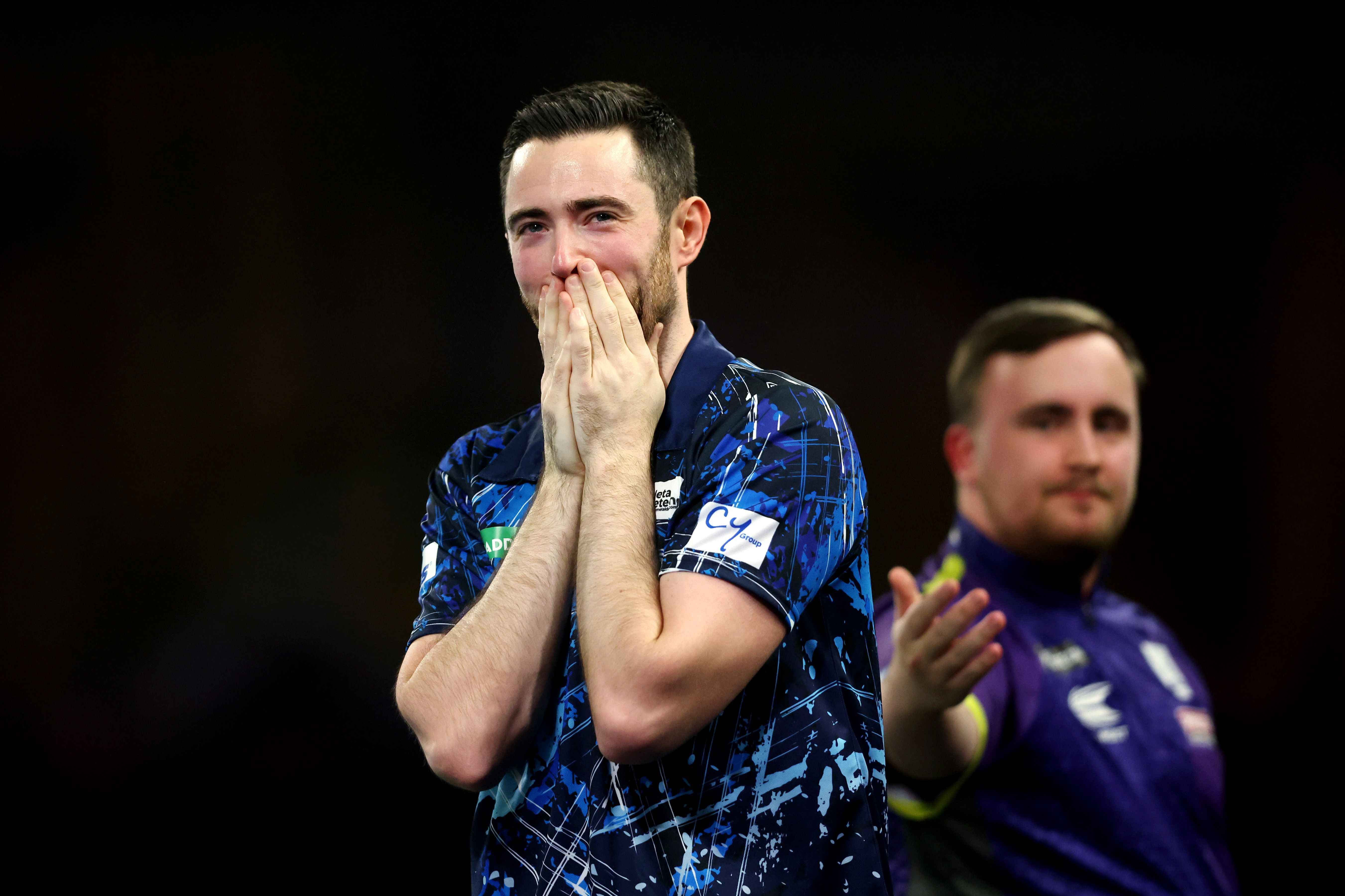 How To Watch Premier League Darts 2024 TV Schedule Streaming Options   Luke Humphries Of England Reacts After Winning The 2023 24 News Photo 1704889348 